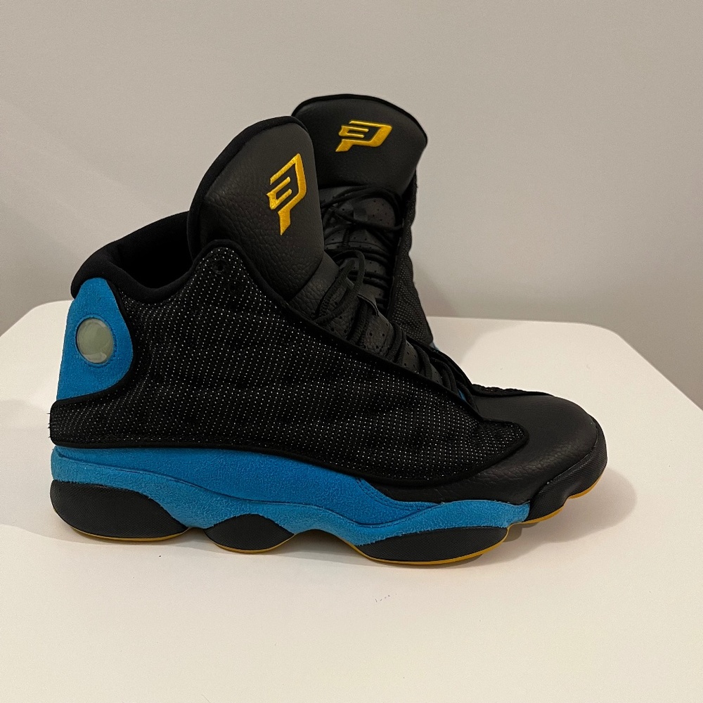 Nike Air Jordan XIII Chris Paul retro edition Mens size 13 black  blue yellow
